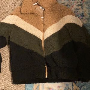 She + sky puffy coat/jacket